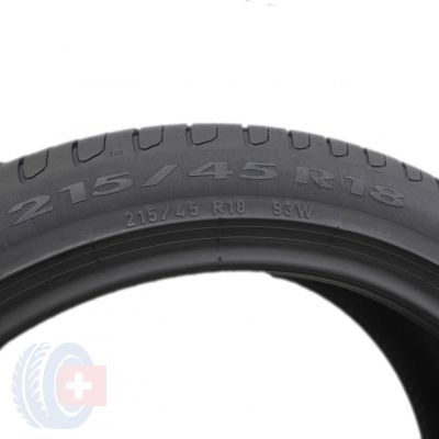 6. 2 x PIRELLI 215/45 R18 93W XL Cinturato P7 Lato 6.5-7mm