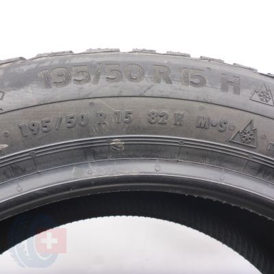 7. Opony 195/50 R15 4x CONTINENTAL 82H WinterContact TS 870 Zimowe 2023
