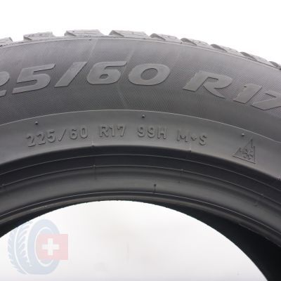 4. Opony 225/60 R17 2x PIRELLI 99H AO Sottozero 3 Winter Zimowe 2020 7,2-7,5mm