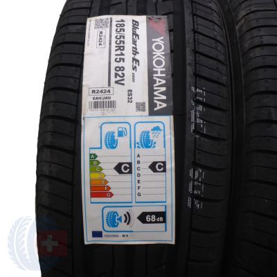 2. 4 x YOKOHAMA 185/55 R15 82V BluEarth- Es ES32 Lato 2020 Jak Nowe