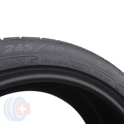 7. 2 x MICHELIN 265/40 R19 102V XL Pilot Alpin PA4 M0 Zima 2020/21 7mm