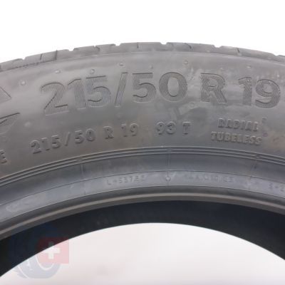 6. Opony 215/50 R19 2x CONTINENTAL 93T EcoContact 6 SEAL Letnie 2023 