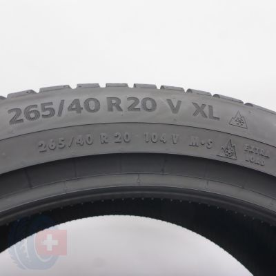 5. Opona 265/40 R20 1x CONTINENTAL 104V XL WinterContact TS 870 P Zimowa 2023 