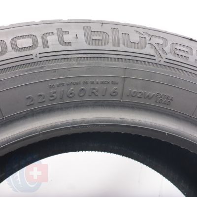 6. Opony 225/60 R16 4x DUNLOP 102W XL Sport bluresponse Letnie 2019 6-6,5mm