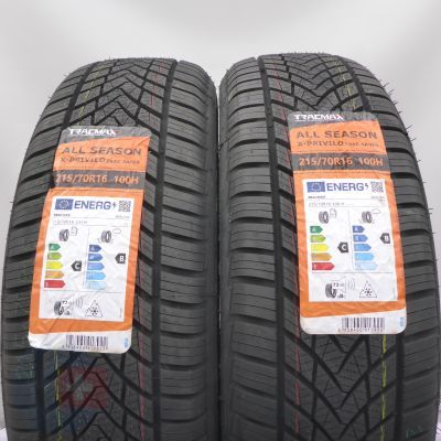 6. Opony 215/70 R16 4x TRACMAX 100H Allseason X-Privilo Wielosezonowe 2025 Nieużywane