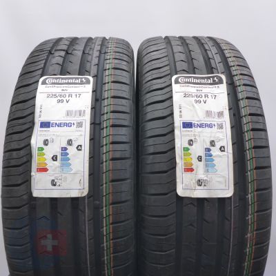 Opony 225/60 R17 2x CONTINENTAL 99V ContiPremiumContact 5 SUV Letnie 2021 