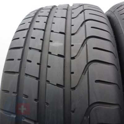 2. Opony 255/40 R19 2x PIRELLI 100Y XL PZero letnie 2022, 2024 7,2-7,8mm