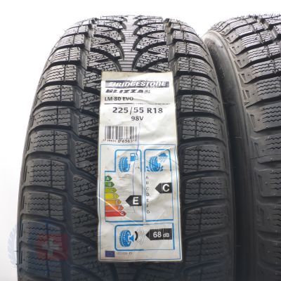 2. Opony 225/55 R18 2x BRIDGESTONE 98V Blizzak LM-80 Evo Zimowe 2019 