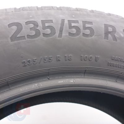 6. Opony 235/55 R18 2x CONTINENTAL100V EcoContact 6 SEAL Letnie 2023 6-5,8mm