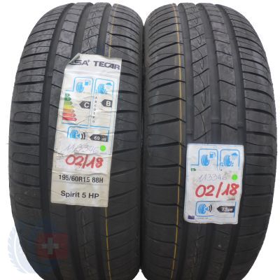 2 x ESA TECAR 195/60 R15 88H Spirit 5 HP Lato 2017 Jak Nowe