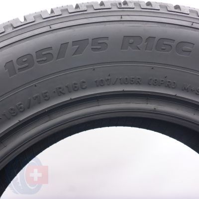 4. Opona 195/75 R16C 1x PIRELLI 107/105R Carrier Winter M0-V Zimowa 2020 Jak Nowa