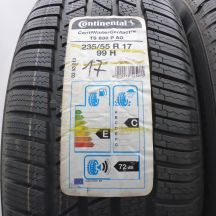2. Opony 235/55 R17 2x CONTINENTAL 99H AO ContiWinterContact Ts830P Zimowe 2017 Nieużywane