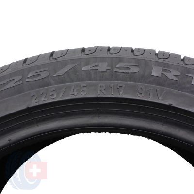5. Opony 225/45 R17 4x PIRELLI 91V Cinturato P7 Letnie 2018 Jak Nowe  7,5-8mm
