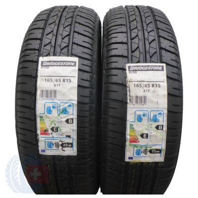 5. 4 x BRIDGESTONE 165/65 R15 81T B250 Lato 2015 Jak Nowe