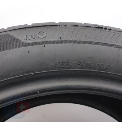 9. Opony 255/45 R19 4x HANKOOK 104Y Ventus S1 evo3 MO K127 Letnie 2022, 2024 7mm