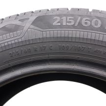 5. 4 x CONTINENTAL 215/60 R17C 109/107T VanContact Eco Lato 2019, 2021 Jak Nowe 7,7-8mm