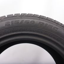 6. Opony 215/60 R16C 4x PIRELLI 103/101T Carrier Winter Zimowe 2016 8,8-9mm