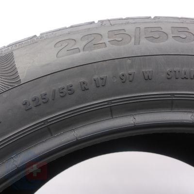 4. Opony 225/55 R17 2x CONTINENTAL 97W Seal ContiPremiumContact 5 Letnie 7-7,8mm 2016, 2018