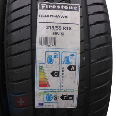 2. 4 x FIRESTONE 215/55 R18 99V XL RoadHawk Lato 2019 Jak Nowe