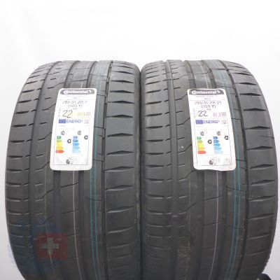Opony 295/35 R21 2x CONTINENTAL 103Y MGT SportContact7 Letnie 2022 Nieużywane