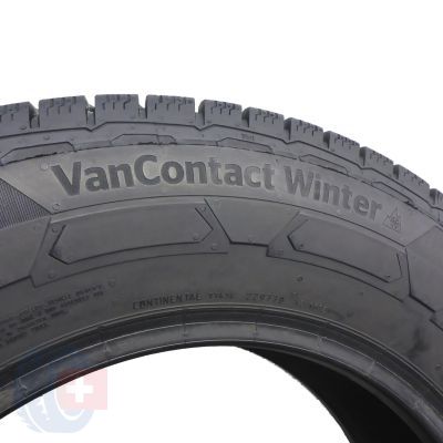 7. 4 x CONTINENTAL 195/75 R16C 107/105R VanContact Winter 2021 Zima 6,2-7mm