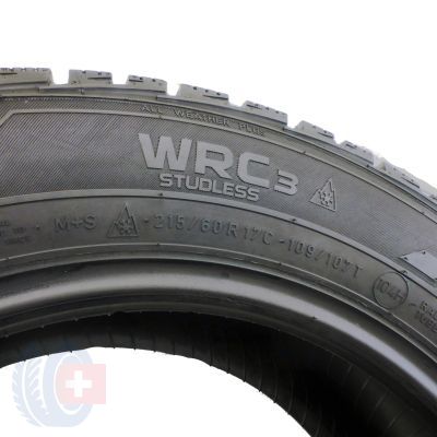 7. 4 x NOKIAN 215/60 R17 C 109/107T WRC 3 Zima 5.8-8mm