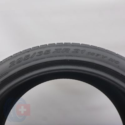 4. Opony 295/35 R21 2x PIRELLI 107Y NO XL PZero Rosso letnie 2014 6-6,2mm