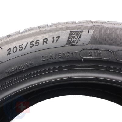 6. Opony 205/55 R17 4x MICHELIN 91H M0 PilotAlpin5 Zimowe 2018 Jak Nowe Nieużywane