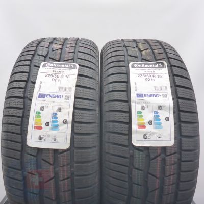 Opony 225/50 R16 2x CONTINENTAL 92H ContiWinterContact TS 830 P Zimowe 2022 