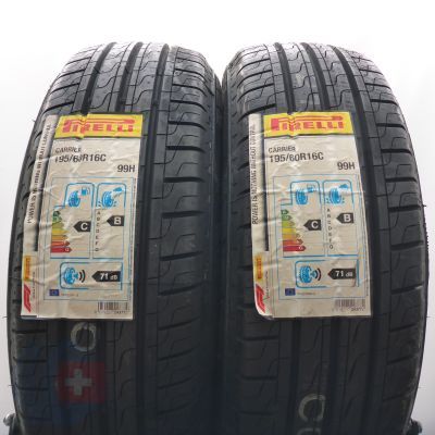 3. Opony 195/60 R16C 4x PIRELLI 99/97H Carrier Letnie 2020