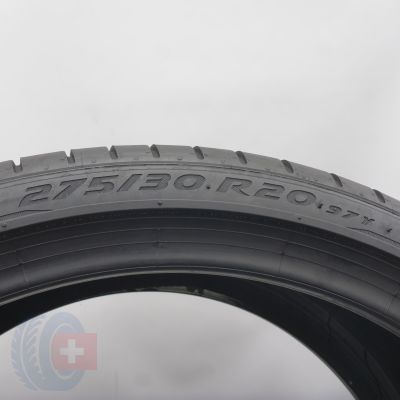 6. Opony 275/30 R20 2x PIRELLI 97Y P Zero RFT BMW M0E Letnie 2017/18 5,5-5mm