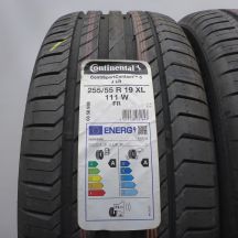 3. Opony 255/55 R19 4x CONTINENTAL 111W XL ContiSportContact 5 SUV J LR Letnie 2022 Nieużywane