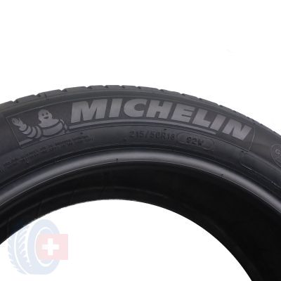5. 4 x MICHELIN 215/50 R18 92W Primacy 3 AO1 Lato 2018, 2019, 2022 6,2 ; 6,8mm