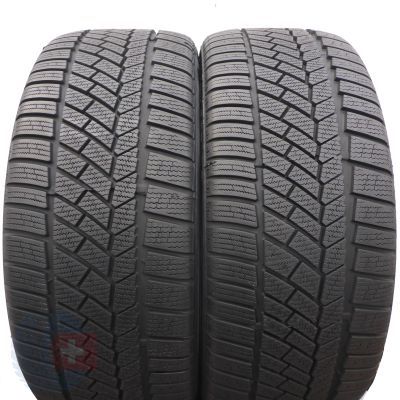 2 x CONTINENTAL 245/45 R18 100V XL ContiWinterContact TS830P RunFlat BMW Zima 2015 7,8mm