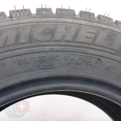 9. Opony 195/70 R15C 4x MICHELIN 104/102R Agilis Alpin Zimowe 2025 Nieużywane