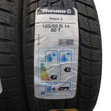 2. 4 x BARUM 185/55 R14 80T Polaris 3 Zima 2014 Nieużywane 