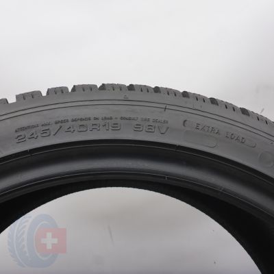 5. Opony 245/40 R19 2x DUNLOP 98V WinterSport 5 Zimowe 2024 7,8-8mm