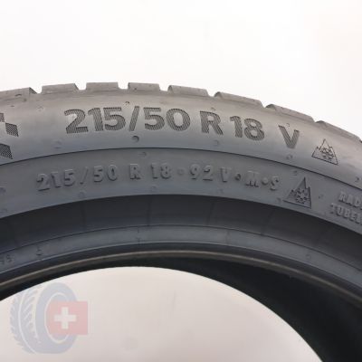 5. Opony 215/50 R18 4x CONTINENTAL 92V WinterContact TS 870 P Zimowe 2023/24/25 8,2-7,8mm