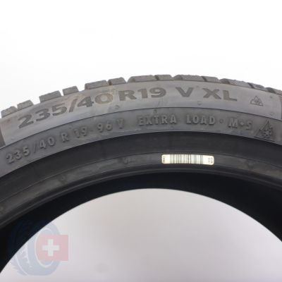7. Opony 235/40 R19 2x CONTINENTAL 96V XL WinterContact TS860S NAO Zimowe 2020 Jak Nowe Nieużywane