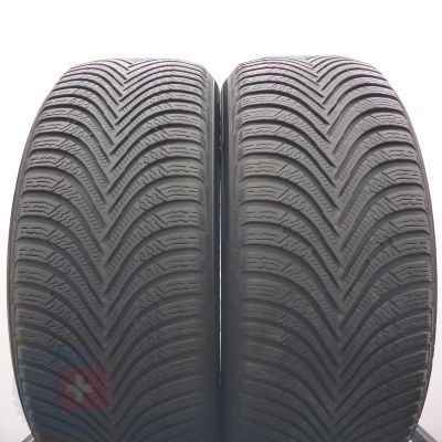 4. Opony 225/55 R17 4x MICHELIN 97H Alpin 5 BMW M0 Zimowe 2019 7-6,5mm