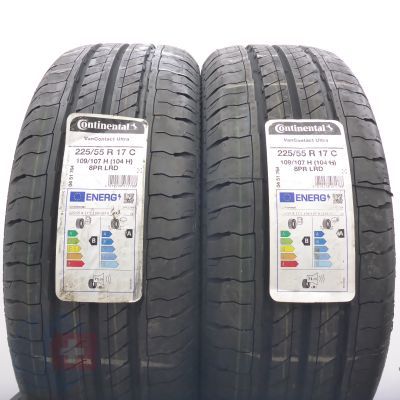 4. Opony 225/55 R17C 4x CONTINENTAL 109/107H VanContact Ultra  Letnie 2022 