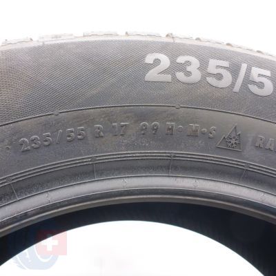 4. Opony 235/55 R17 2x CONTINENTAL 99H AO ContiWinterContact Ts830P Zimowe 2017 Nieużywane