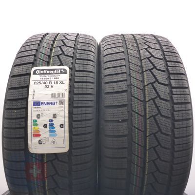 3. Opony 225/40 R18 4x CONTINENTAL 92V XL WinterContact TS 860 S RFT BMW Zimowe 2022