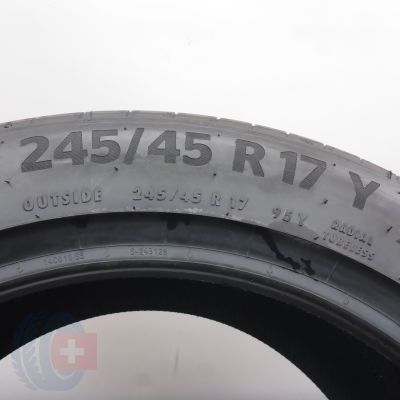 6. Opony 245/45 R17 2x CONTINENTAL 95Y PremiumContact 6 Letnie 2022