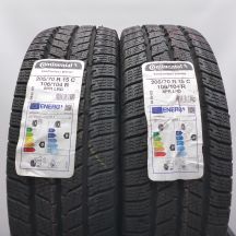 5. Opony 205/70 R15C 4x CONTINENTAL 106/104R VanContact Winter Zimowe 2022 Nieużywane 
