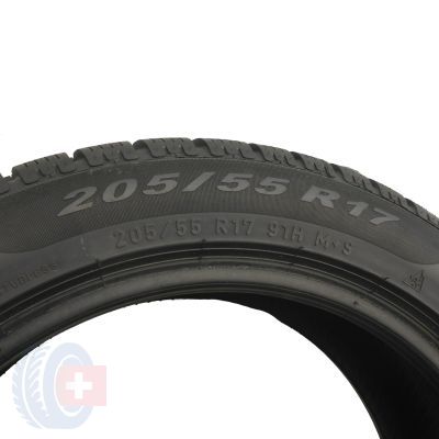 5. 2 x PIRELLI 205/55 R17 91H Sottozero Winter 210 SerieII RunFlat BMW Zima 2016 7,8mm Jak Nowe