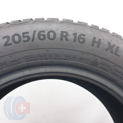 4. Opony 205/60 R16 2x CONTINENTAL 96H XL WinterContact TS70 Zimowe 2024 7,5-7,8mm