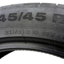 4. Opony 245/45 R19 2x CONTINENTAL 98W ContiSportContact 5 SUV Letnie 2017 5,8mm