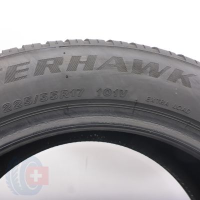 5. Opony 225/55 R17 2x FIRESTONE 101V XL Winterhawk 4 Zimowe 2022 7mm 