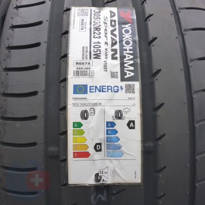 3. Opony 305/30 R23 2 x YOKOHAMA 105W XL Advan Sport V105 Letnie 2025 